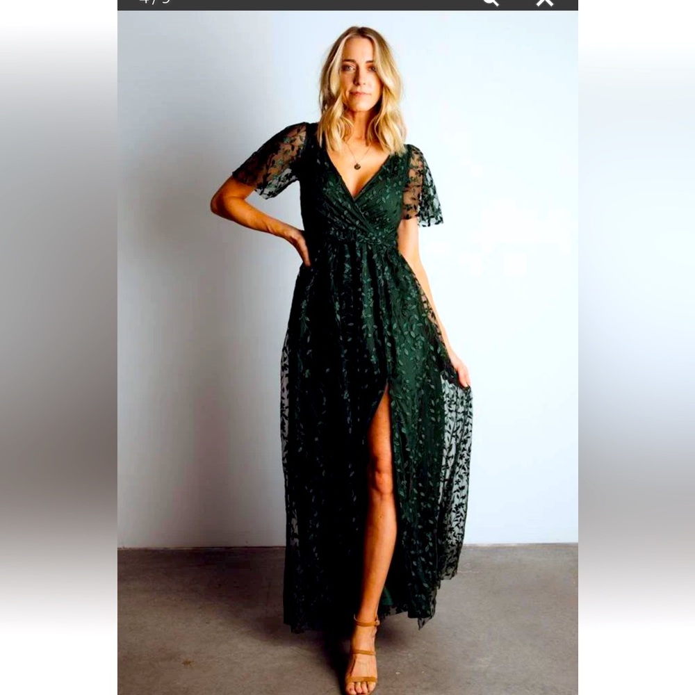 Baltic Born Marseille embossed maxi dress